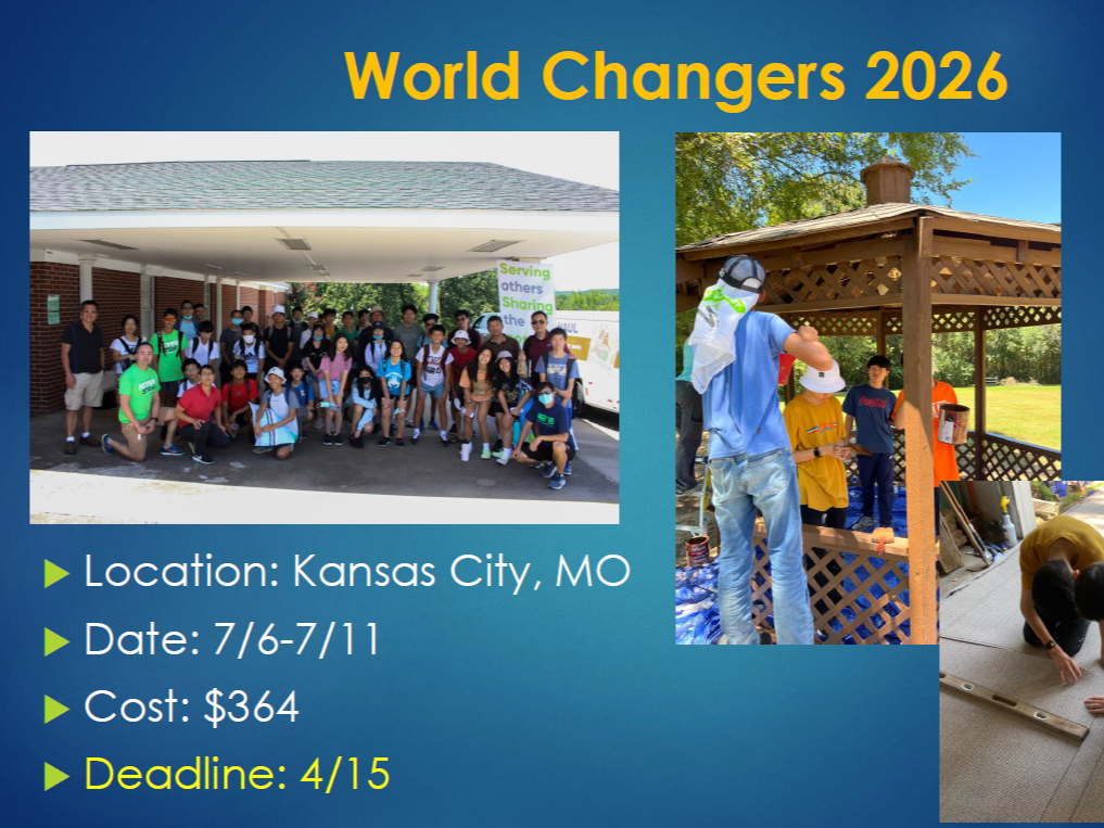 English Event 2006 World Changers Photo